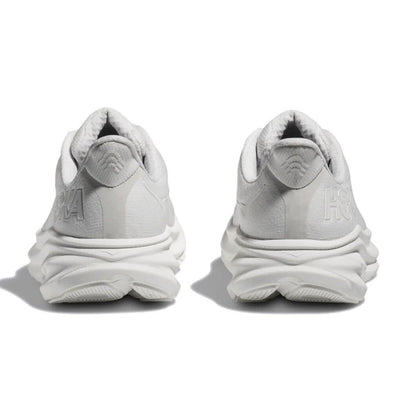 HOKA Clifton 9 Triple White Running Shoes