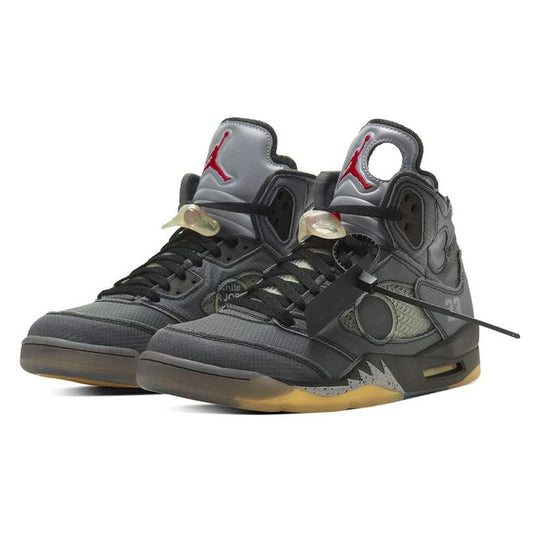 Air Jordan 5 x Off-White 'Black Muslin'