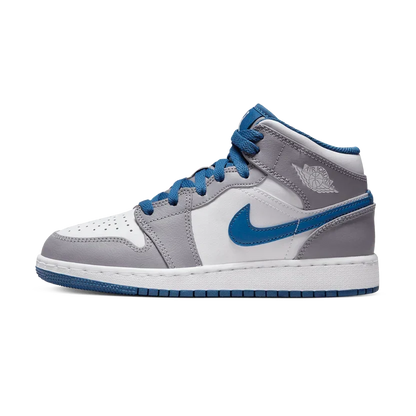 Air Jordan 1 Mid 'True Blue Cement'
